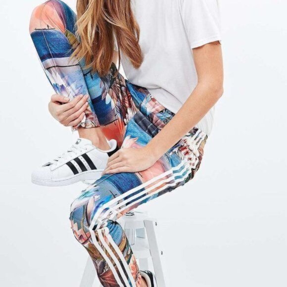 Adidas X The Farm Curso Dagua Firebird Lotus Water Track Pant - Picture 16 of 16